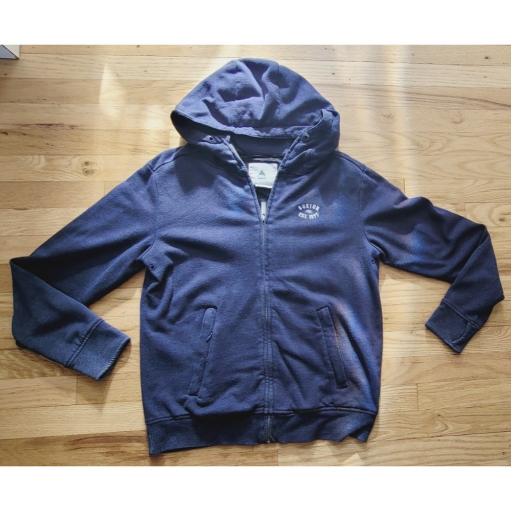 SWEATSHIRT HOODED ZIPPER BURTON SZ XS